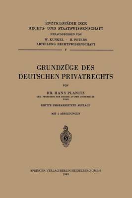 Grundzüge des Deutschen Privatrechts