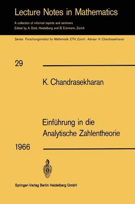 Einführung in die Analytische Zahlentheorie