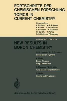 New Results in Boron Chemistry