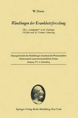Wandlungen der Krankheitsforschung