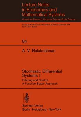 Stochastic Differential Systems I