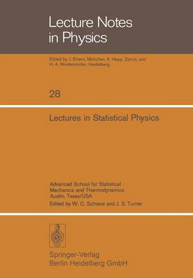 Lectures in Statistical Physics