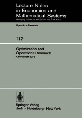 Optimization and Operations Research