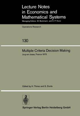 Multiple Criteria Decision Making