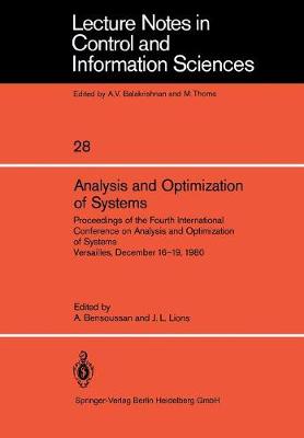 Analysis and Optimization of Systems