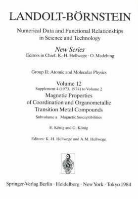 Magnetic Susceptibilities / Magnetische Suszeptibilitäten