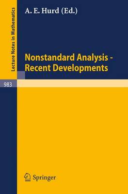 Nonstandard Analysis - Recent Developments