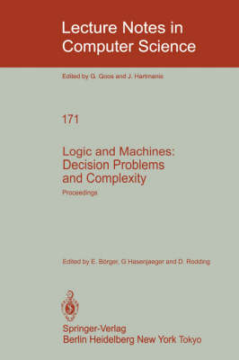 Logic and Machines: Decision Problems and Complexity