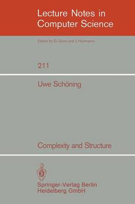 Complexity and Structure