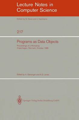Programs as Data Objects