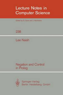 Negation and Control in Prolog