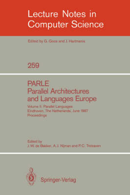 PARLE Parallel Architectures and Languages Europe