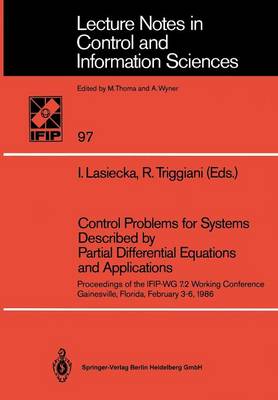 Control Problems for Systems Described by Partial Differential Equations and Applications