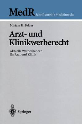 Arzt- und Klinikwerberecht