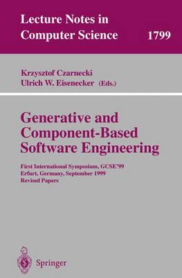 Generative and Component-Based Software Engineering