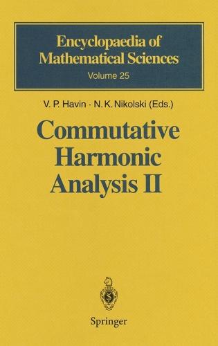 Commutative Harmonic Analysis II