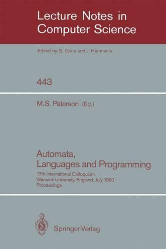 Automata, Languages and Programming
