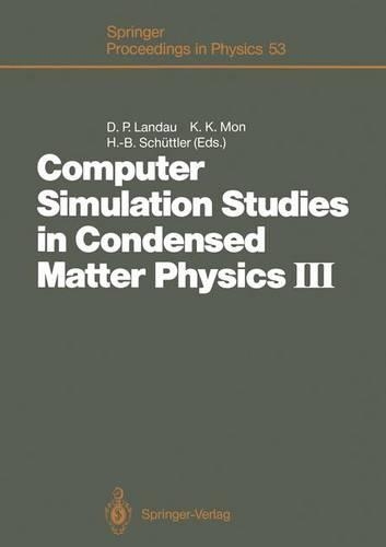 Computer Simulation Studies in Condensed Matter Physics