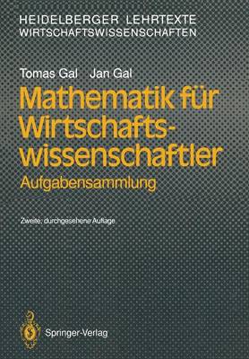 Mathematik für Wirtschaftswissenschaftler