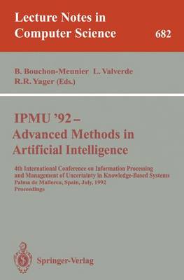 IPMU'92 - Advanced Methods in Artificial Intelligence