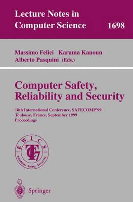 Computer Safety, Reliability and Security