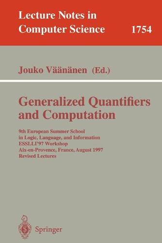 Generalized Quantifiers and Computation