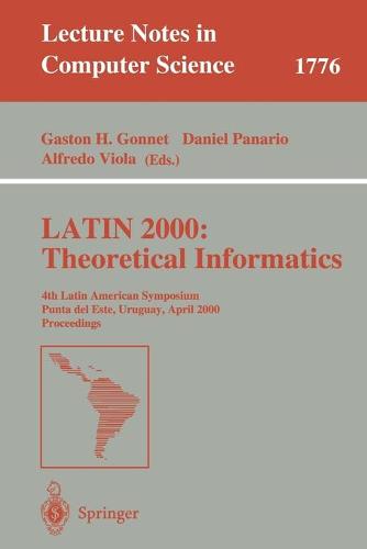 LATIN 2000: Theoretical Informatics