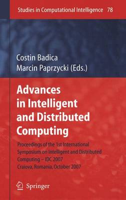 Advances in Intelligent and Distributed Computing