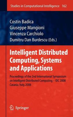 Intelligent Distributed Computing, Systems and Applications