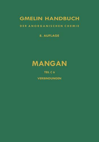 Verbindungen des Mangans mit Schwefel, Selen und Tellur
