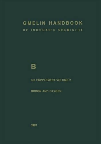 Gmelin Handbook of Inorganic and Organometallic Chemistry - 8th Edition
