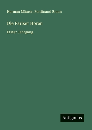 Die Pariser Horen