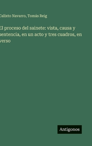 El proceso del sainete