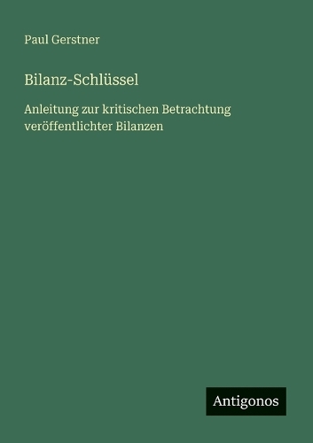 Bilanz-Schlüssel