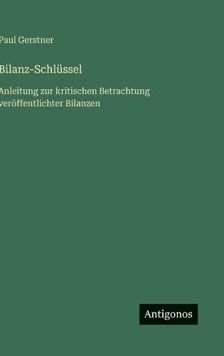 Bilanz-Schlüssel
