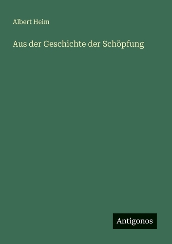 Aus der Geschichte der Schöpfung