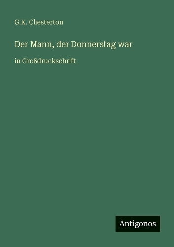 Der Mann, der Donnerstag war
