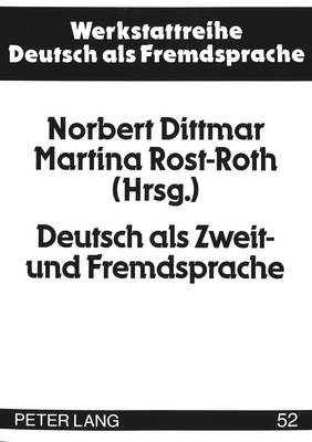Deutsch ALS Zweit- Und Fremdsprache