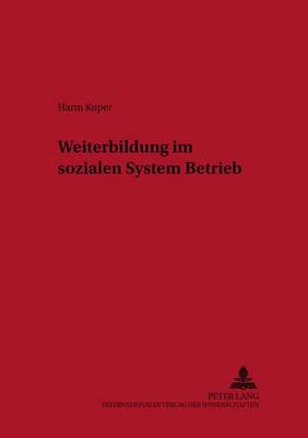 Weiterbildung Im Sozialen System Betrieb