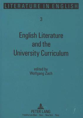 English Literature and the University Curriculum
