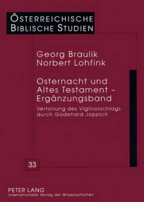 Osternacht Und Altes Testament - Ergaenzungsband