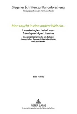 «Man Taucht in Eine Andere Welt Ein...»