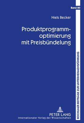 Produktprogrammoptimierung Mit Preisbuendelung