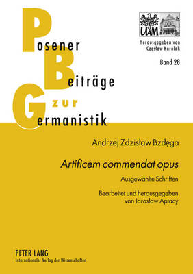 «Artificem Commendat Opus»