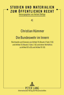 Die Bundeswehr Im Innern