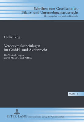 Verdeckte Sacheinlagen Im Gmbh- Und Aktienrecht