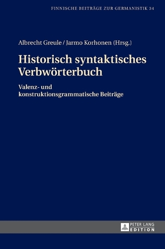 Historisch syntaktisches Verbwoerterbuch