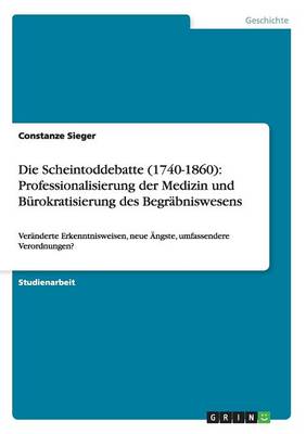 Die Scheintoddebatte (1740-1860)