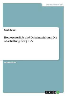 Homosexualit t Und Diskriminierung