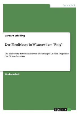 Der Ehediskurs in Wittenwilers Ring
